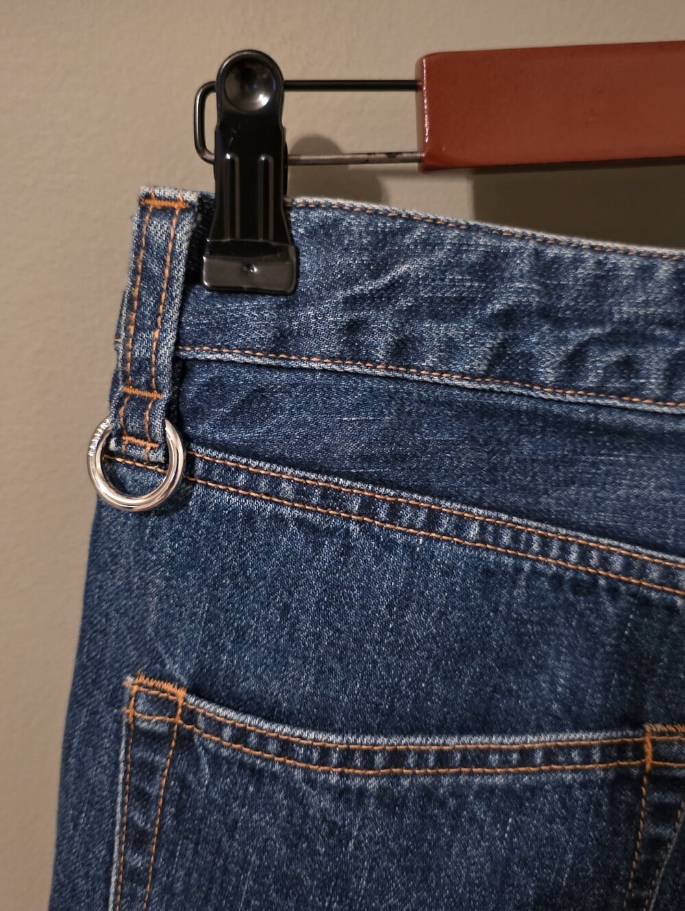 Simon Miller Striped Rainbow Blue Jeans Size 28 - Picture 9 of 15